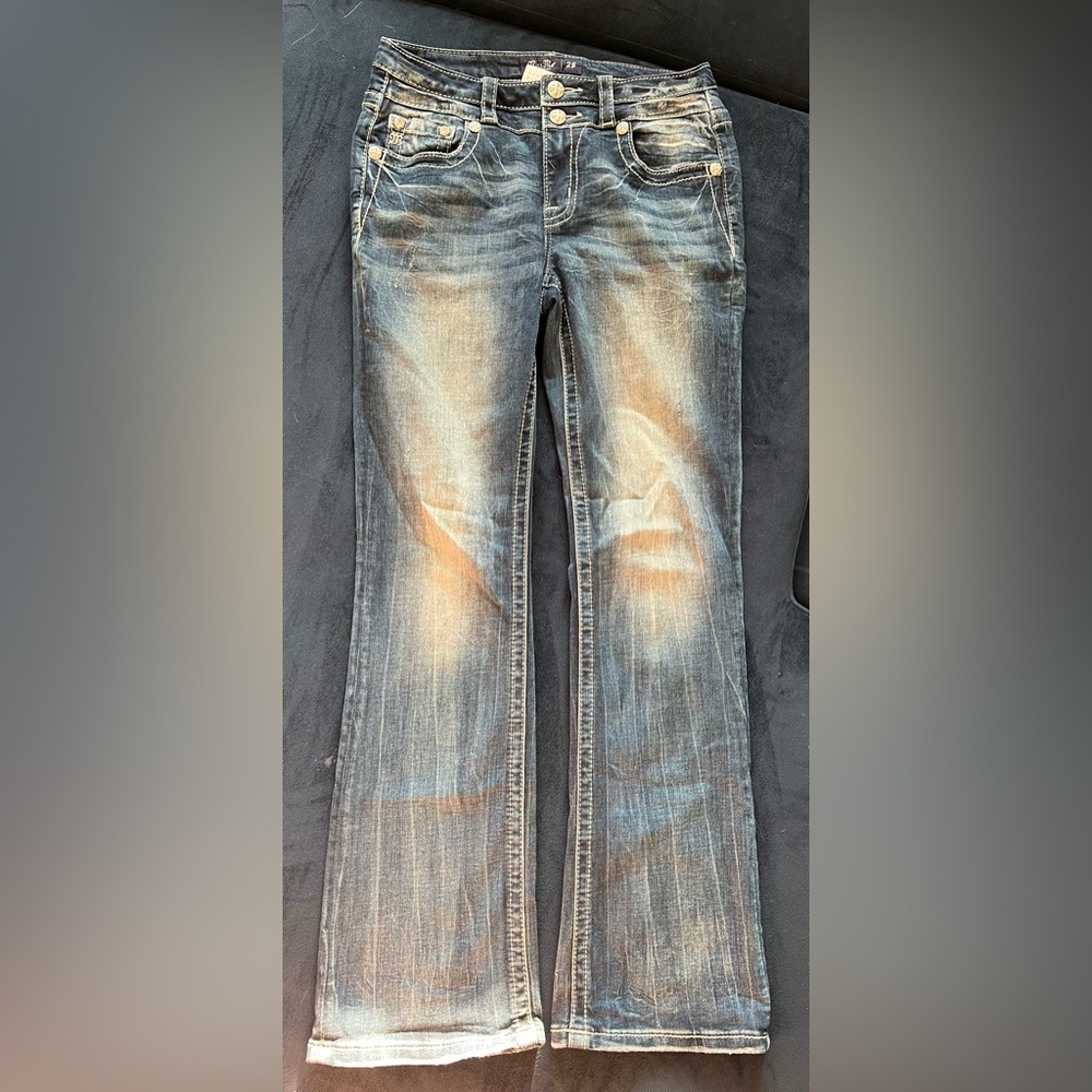 Women’s size 28 miss me, jeans